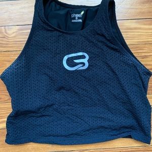 Cyclebar x Pheel laser crop top